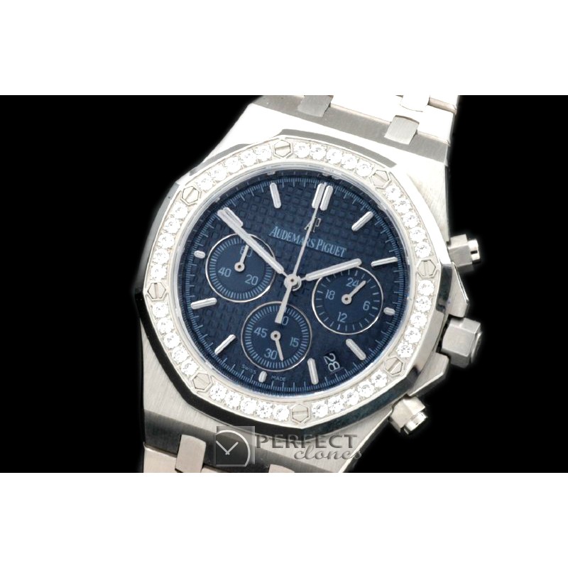 APROC02003D Royal Oak Chrono SS/SS Blue Jap OS2Quartz