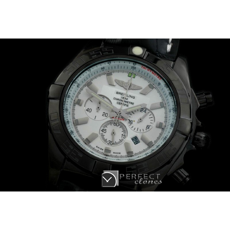BLB01-30051L Chronomat B01 PVD/LE White Stick Jap OS2Qtz