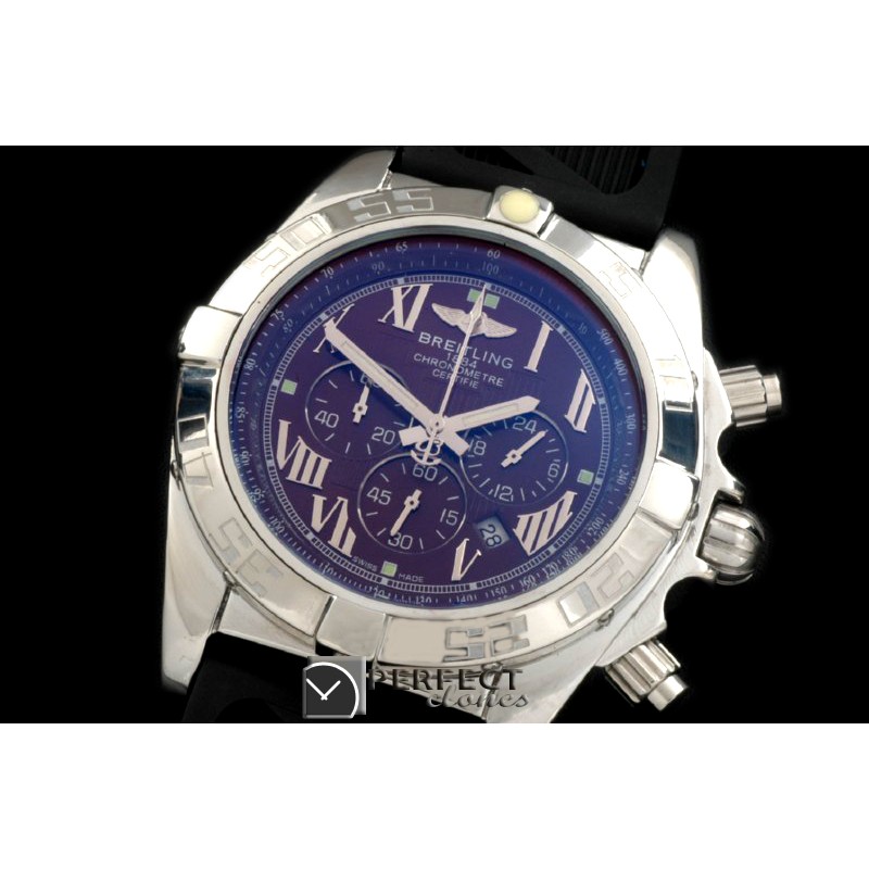 BLB01-30008R Chronomat B01 SS/RU Brown Roman Jap OS2Qtz