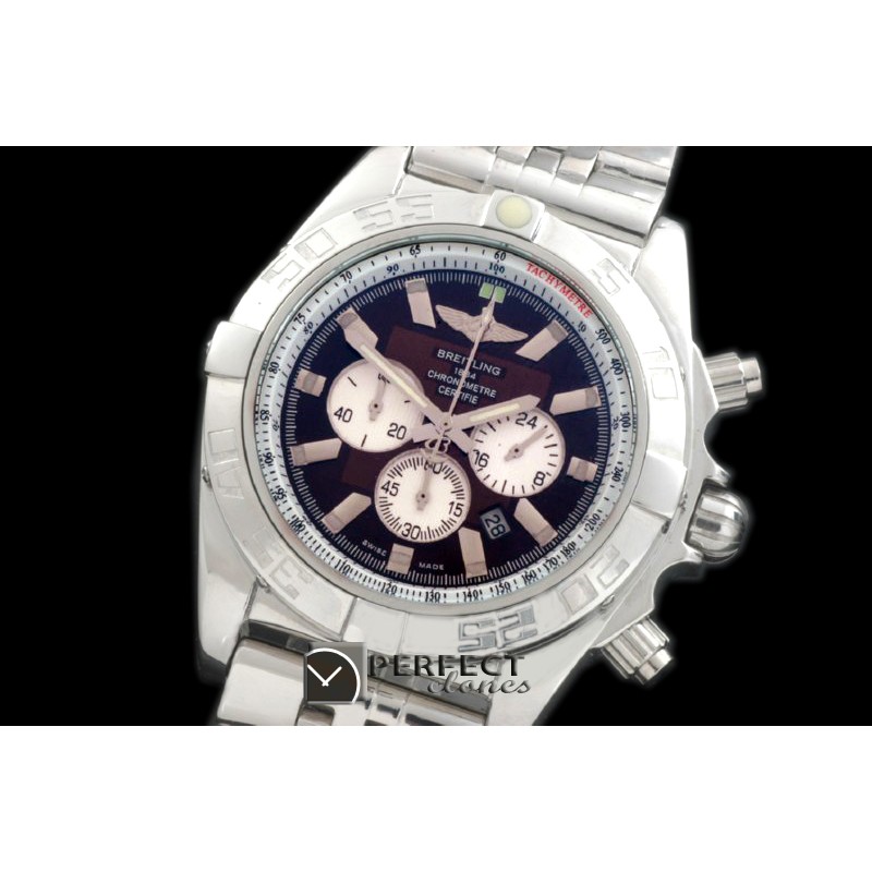 BLB01-30004S Chronomat B01 SS/SS Brown Stick Jap OS2Qtz