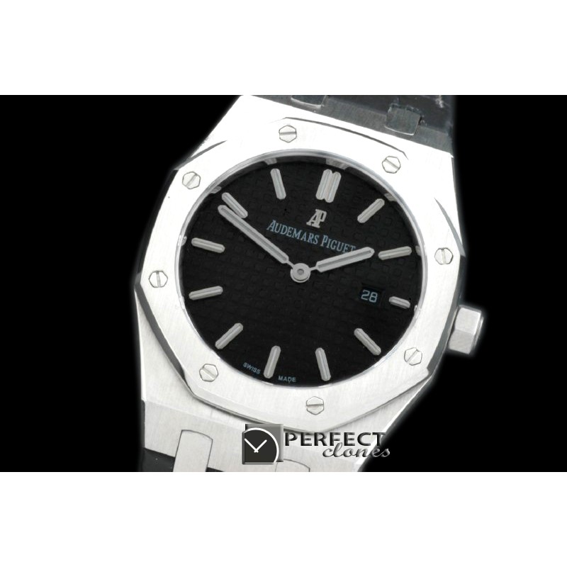 APLD01002A Royal Oak Ladies SS/LE Black S-Qtz