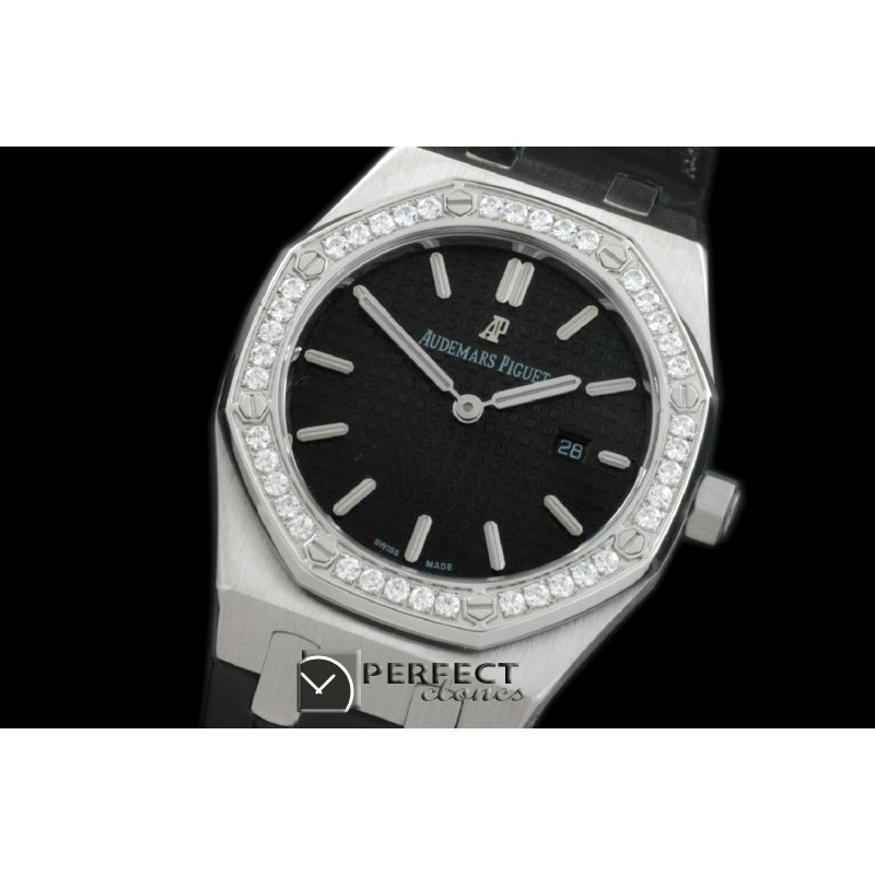 APLD01002DA Royal Oak Ladies SS/LE Black S-Qtz
