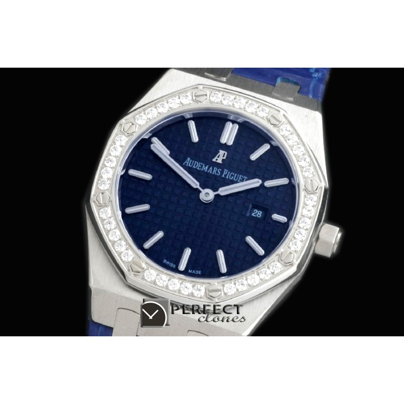 APLD01003DA Royal Oak Ladies SS/LE Blue S-Qtz