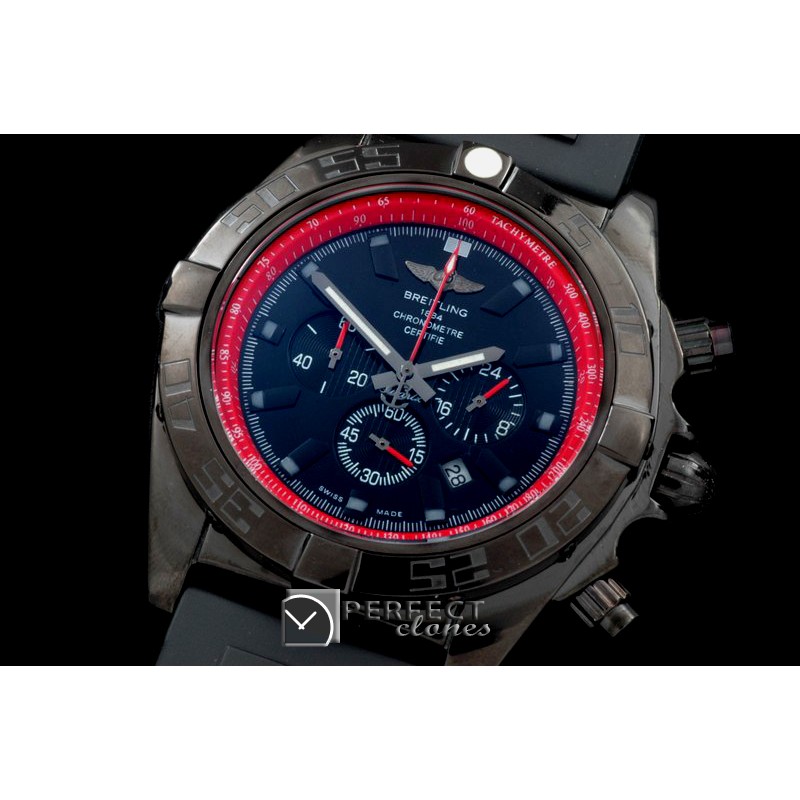 BLB01-40013L Chronomat B01 PVD/RU Blue/Red Stick Jap OS2Qtz