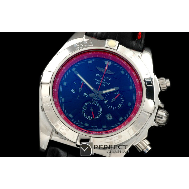 BLB01-40003L Chronomat B01 SS/LE Blue/Red Stick Jap OS2Qtz