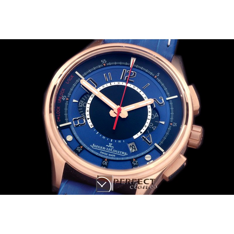 JL01043 Master Compressor Chrono RG/LE Blue Jap OS Chrono Quartz