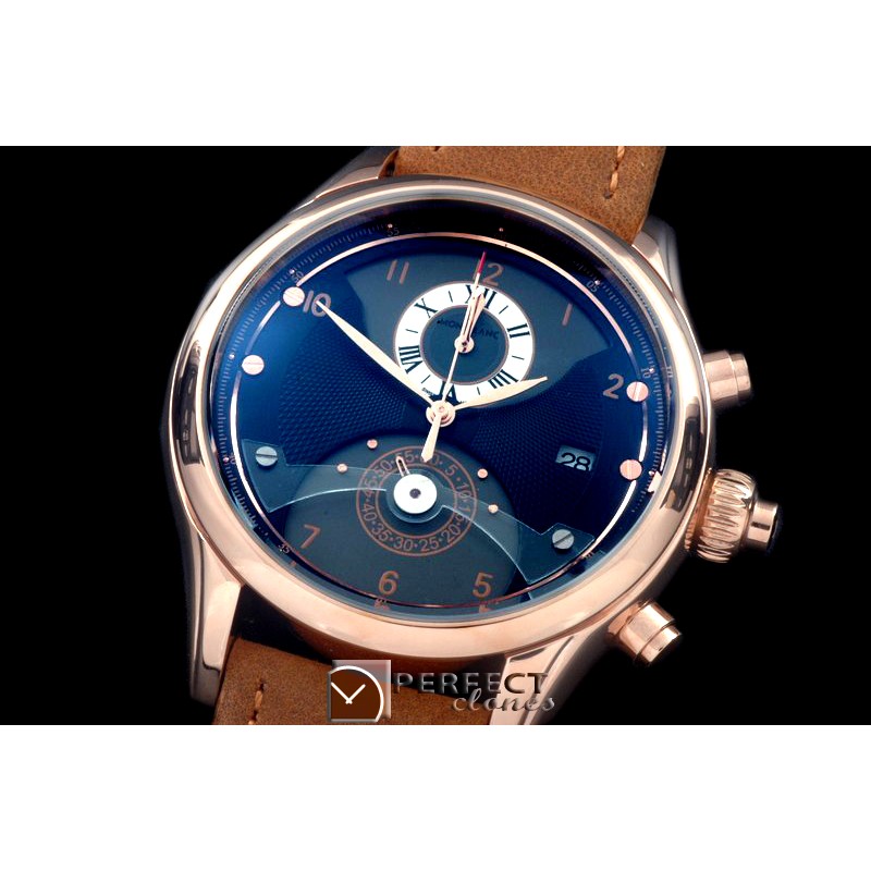 MB00512 Star Chrono RG/LE Black Jap Qtz 0S20