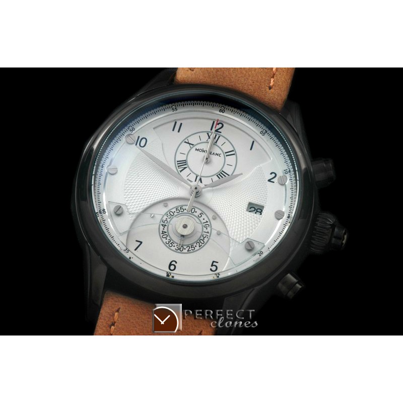 MB00516 Star Chrono PVD/LE White Jap Qtz 0S20