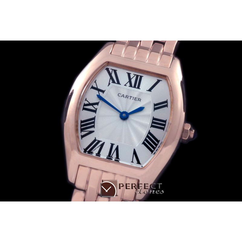 CAR-TOR-106 Tortue De Cartier RG/RG White Swiss Quartz