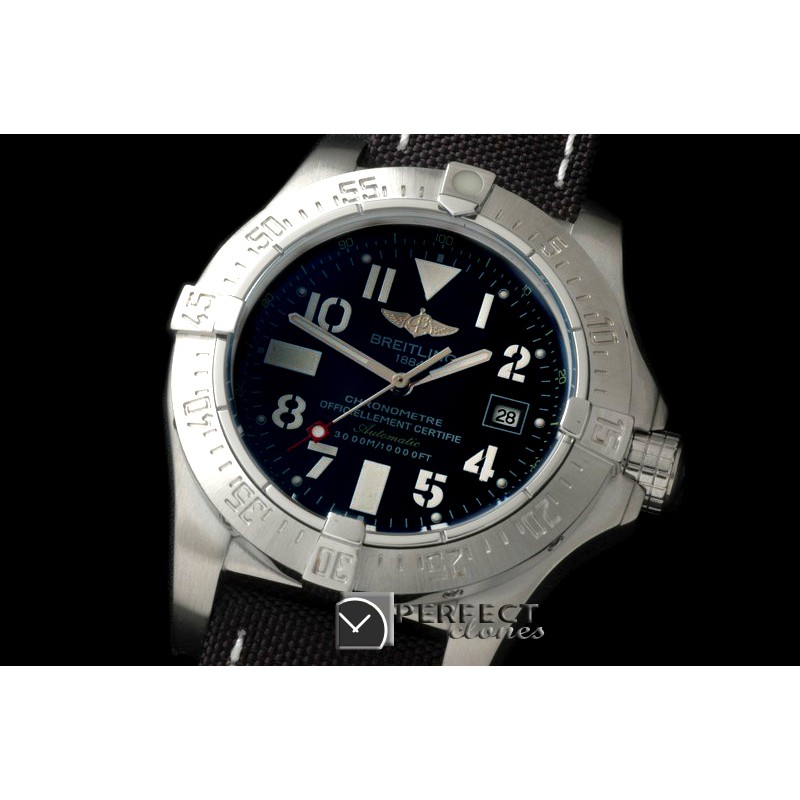 BLSW00202 Seawolf SS/LE Black Num Asian 2813 21J