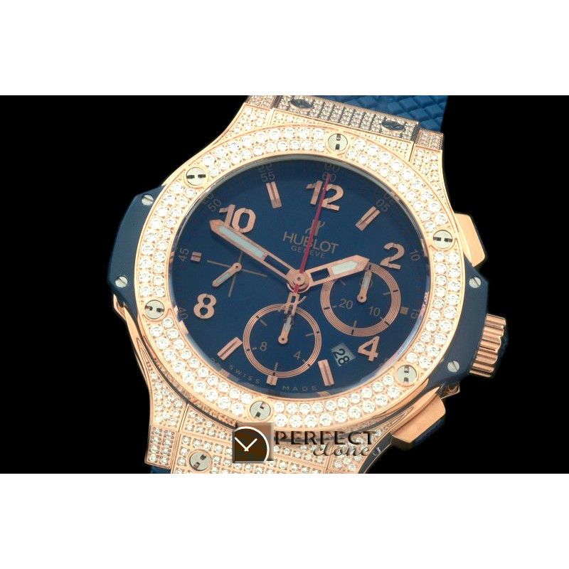 HBUB10038 Big Bang RG/Full Diam Blue A-7750