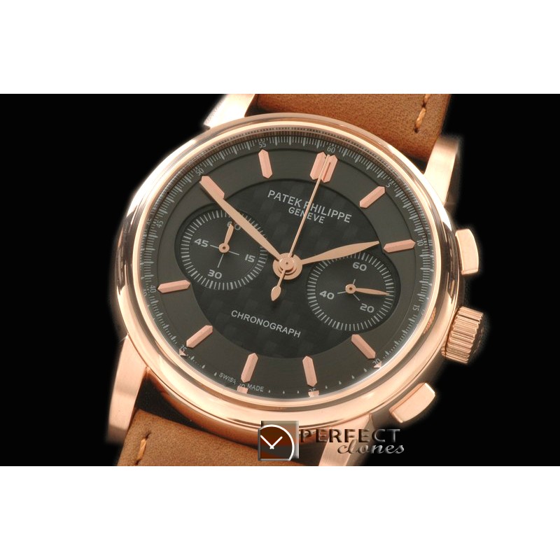 PPCH10013 517Chrono RG/LE Black Jap OS2Quartz