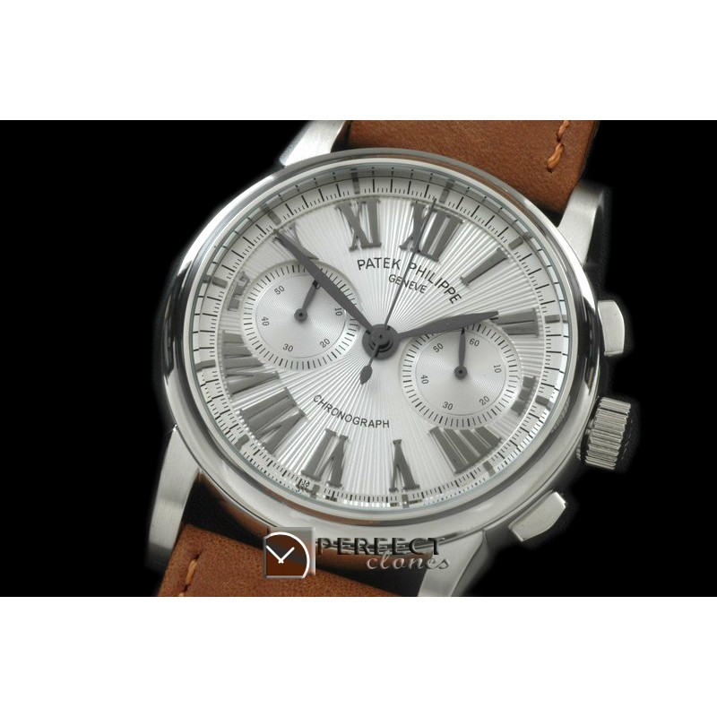 PPCH10001 517Chrono SS/LE White Jap OS2Quartz