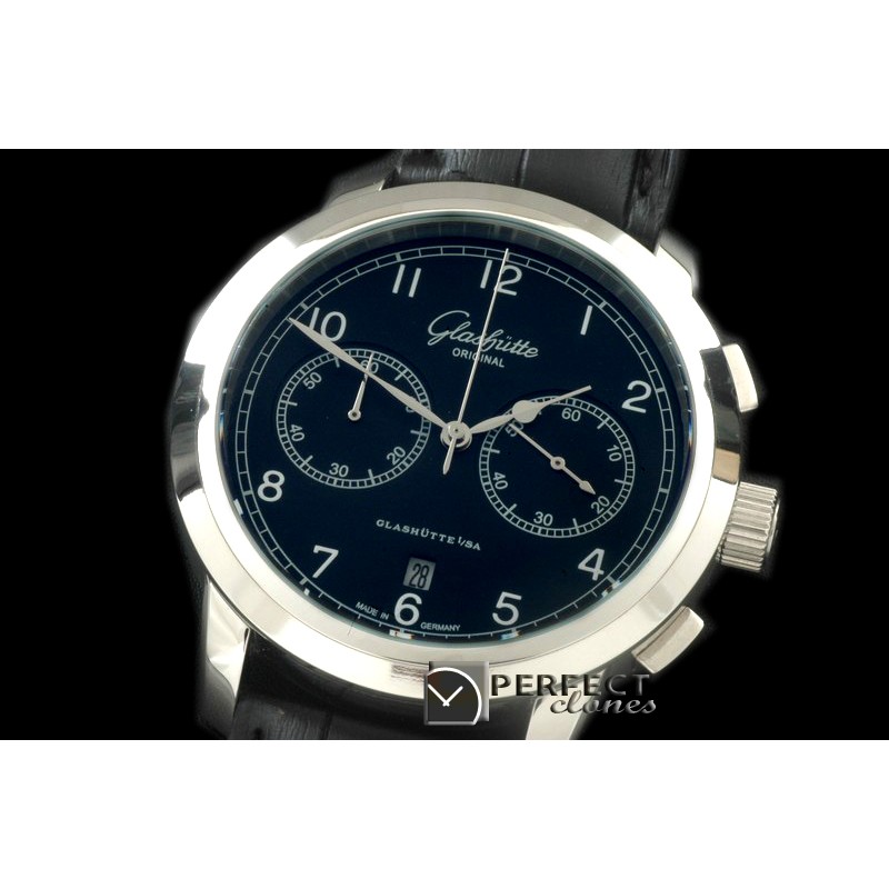 GL00062 Senator Chrono SS/LE Black OS1Quartz