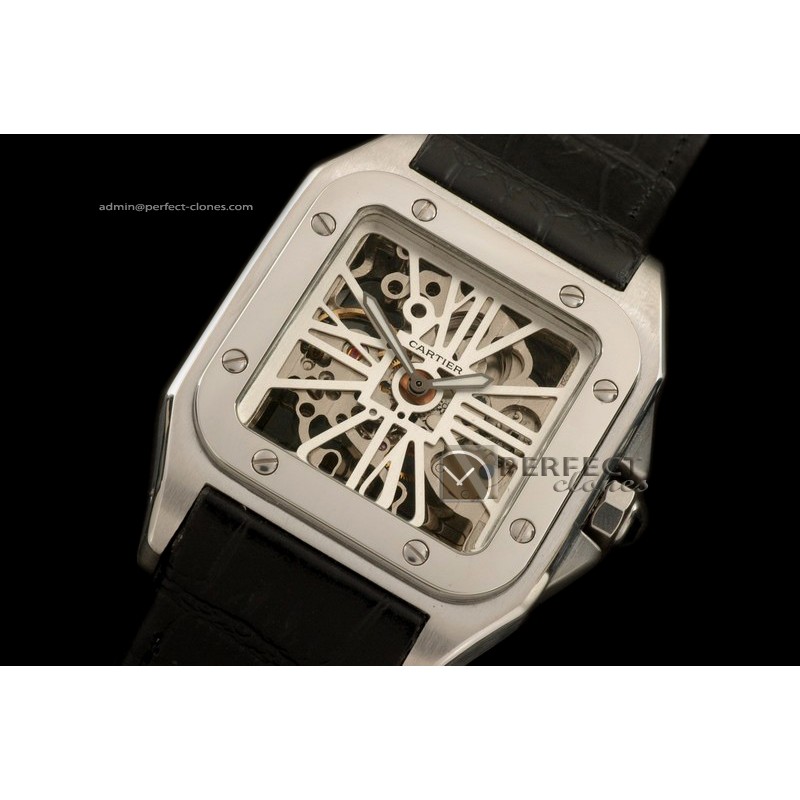 CARS10051 Santos 10Skeleton Silver Num SS/LE Asian Manual 17J