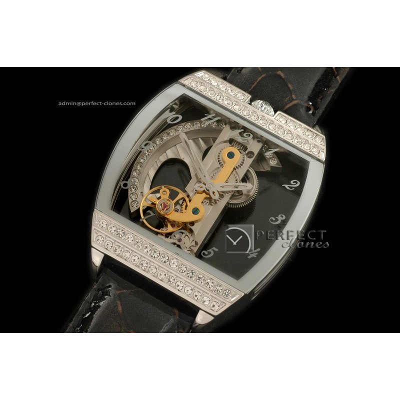 COGB10011 Golden Bridge SS/Diam/LE Asian Auto 2813 Skeleton