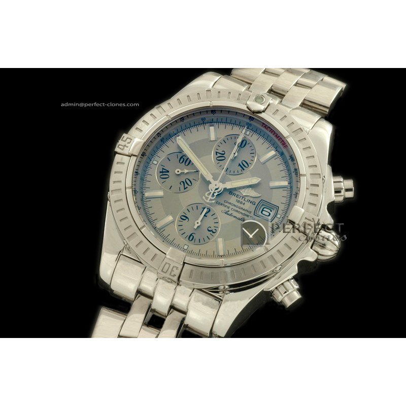 BL10076 Chronomat Evolution Ult V3 SS/SS Grey Stk A-77528800