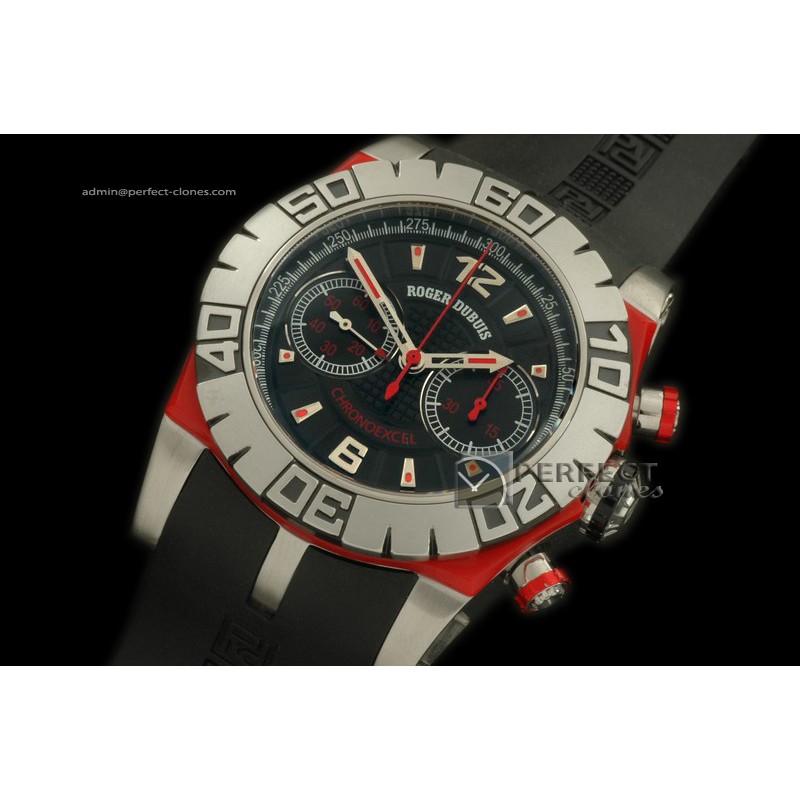 RD00154 Chronoexcel SS/RU/Red Black Manual HW Chrono