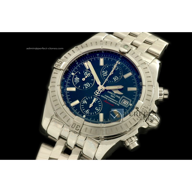 BL10074 Chronomat Evolution Ult V3 SS/SS Graphite Stk A-7750 288
