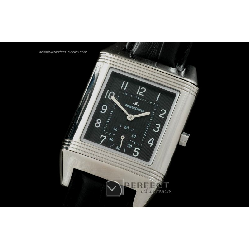 JL01052 Reverso Classique SS/LE Black Num Asian 2813 21J