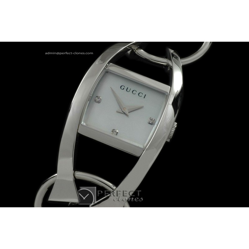 GU01051 Ladies Chiodo 123 SS/SS Pearl White Swiss Quartz/Boxset