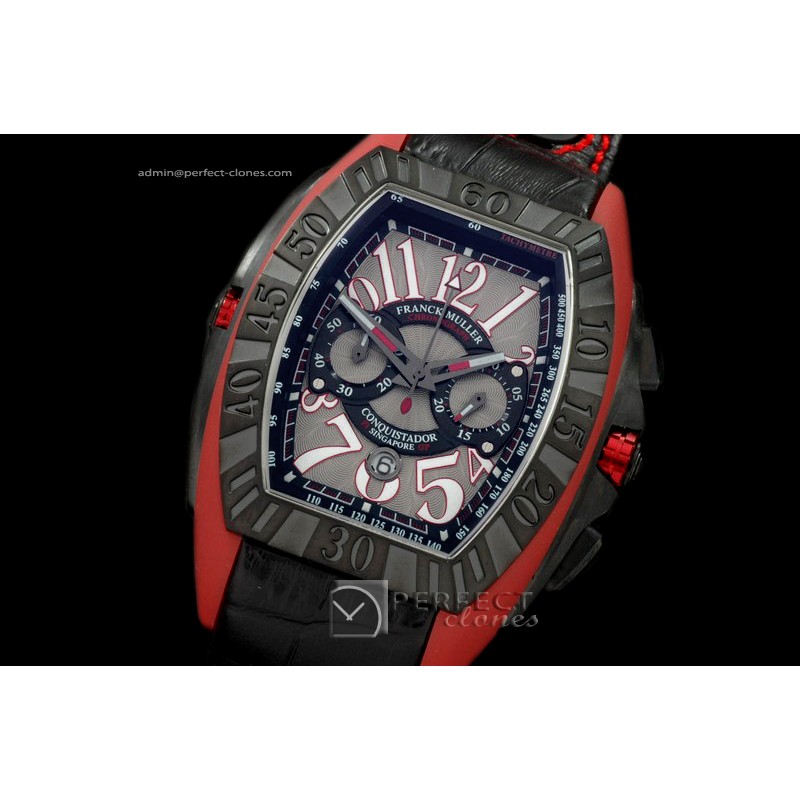FMF1-10001 Conquistador S'Pore GP RU/LE Grey Jap Quartz Chrono
