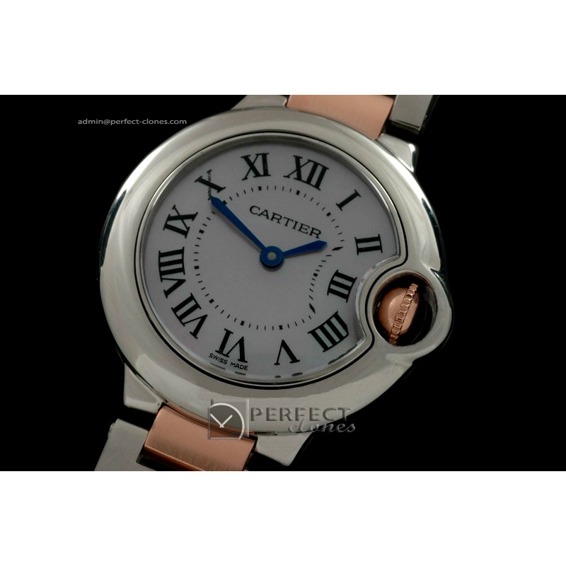 CARBA00207 Ballon Bleu de Cartier Ladies TT MOP Pink Swiss Qtz