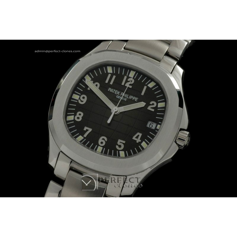 PPAQ01002 Aquanaut Jumbo V2 Auto SS/SS Black Swiss Eta 2824-2