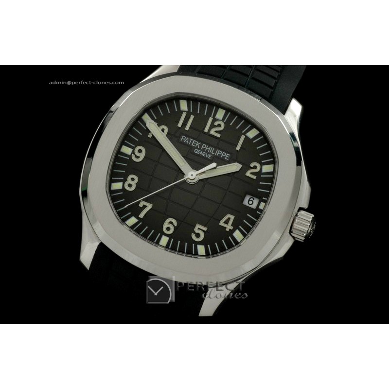 PPAQ01001 Aquanaut Jumbo V2 Auto SS/RU Black Swiss Eta 2824-2