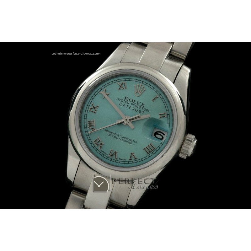 RDJLS01014 SS Oyster Ice Bluel Roman Swiss Eta 2671-2