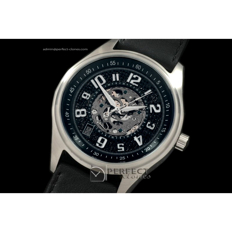 JLAM10001 Amvox Big Date SS/LE Black Asian 2813 21J