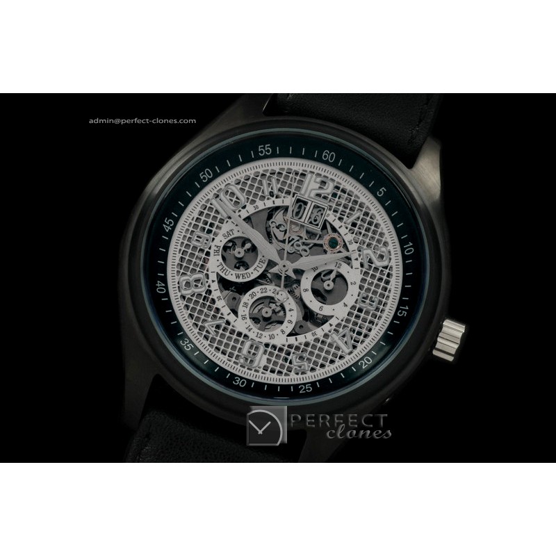 JLAM10036 Calender Big Date PVD/LE White Asian 2813 23J