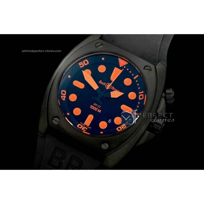 BO-0021114 Instrument BR-02 PVD/RU Blk/Org Dot/Stk Asia 4813 288