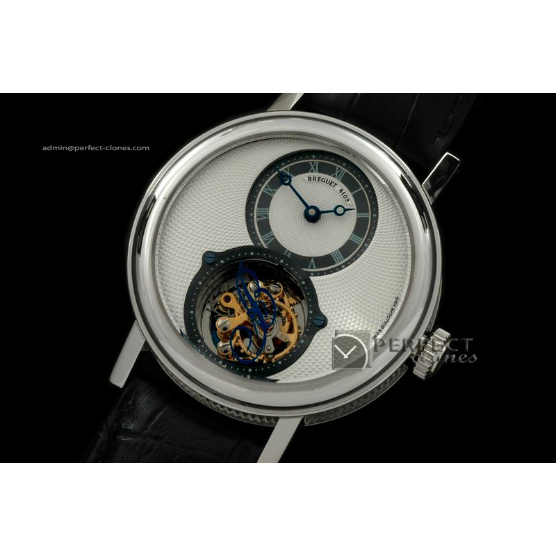 BR00112 Jubilee Tourbillon SS/Le White/Black Flying Tourbillon