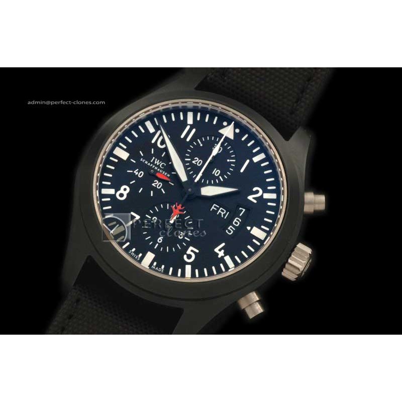 IWP10001 3789 Top Gun Pilot Chrono V1 Cer/Ny/Black A-775