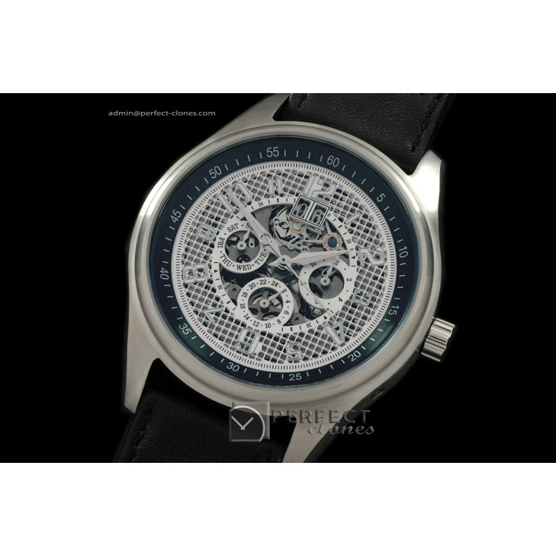 JLAM10031 Calender Big Date SS/LE White Asian 2813 23J