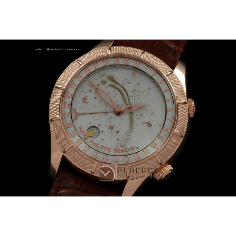PPSM10011 Skymoon Automatic RG/LE White Asian 2813 21J