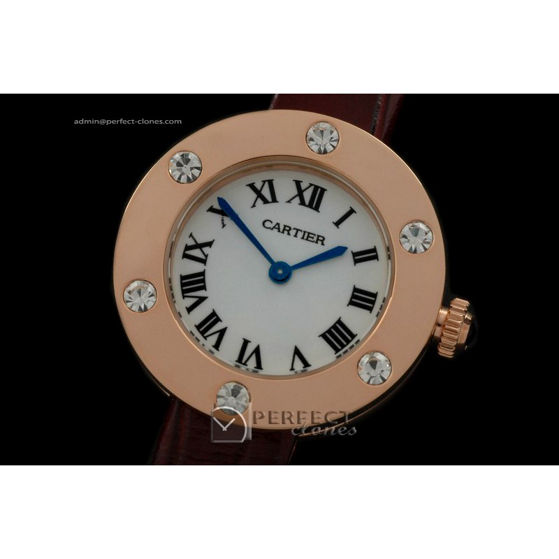 CALV10011 Ladies LOVE Series RG/LE White Jap Quartz/Boxset