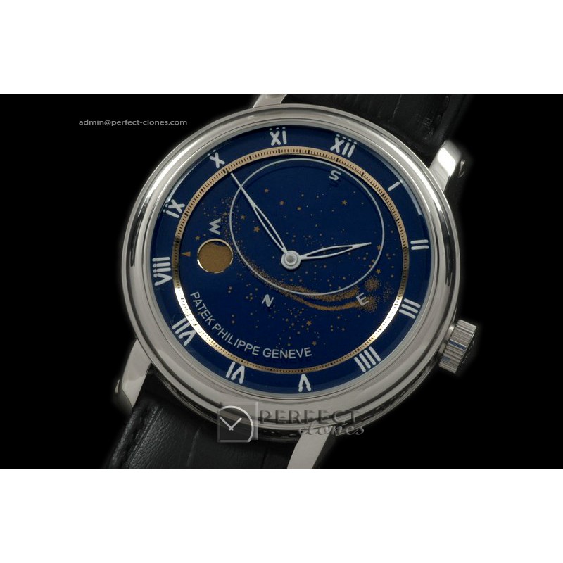 PPSM10023 Skymoon Automatic SS/LE Blue Asian 2813 21J