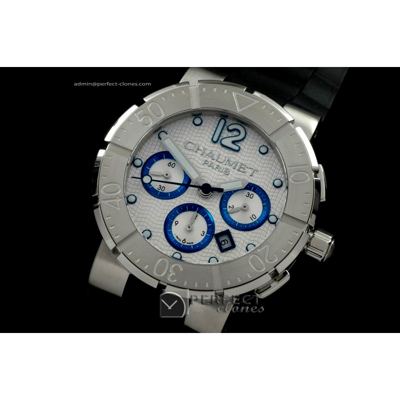 CT10111 Class One Chrono SS/RU Wht Asian 2813 21J