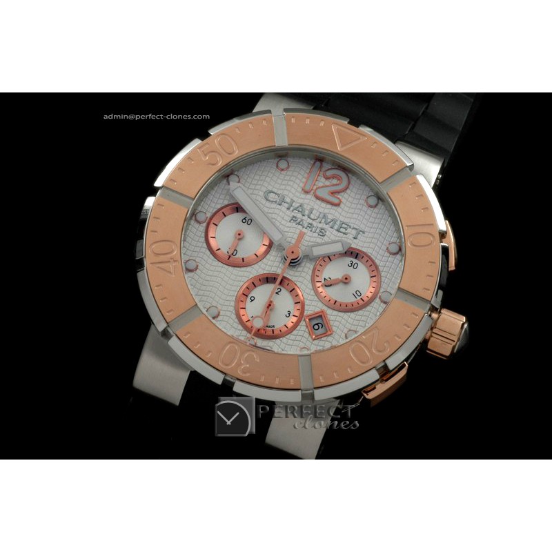 CT10122 Class One Chrono RG/RU Wht Asian 2813 21J