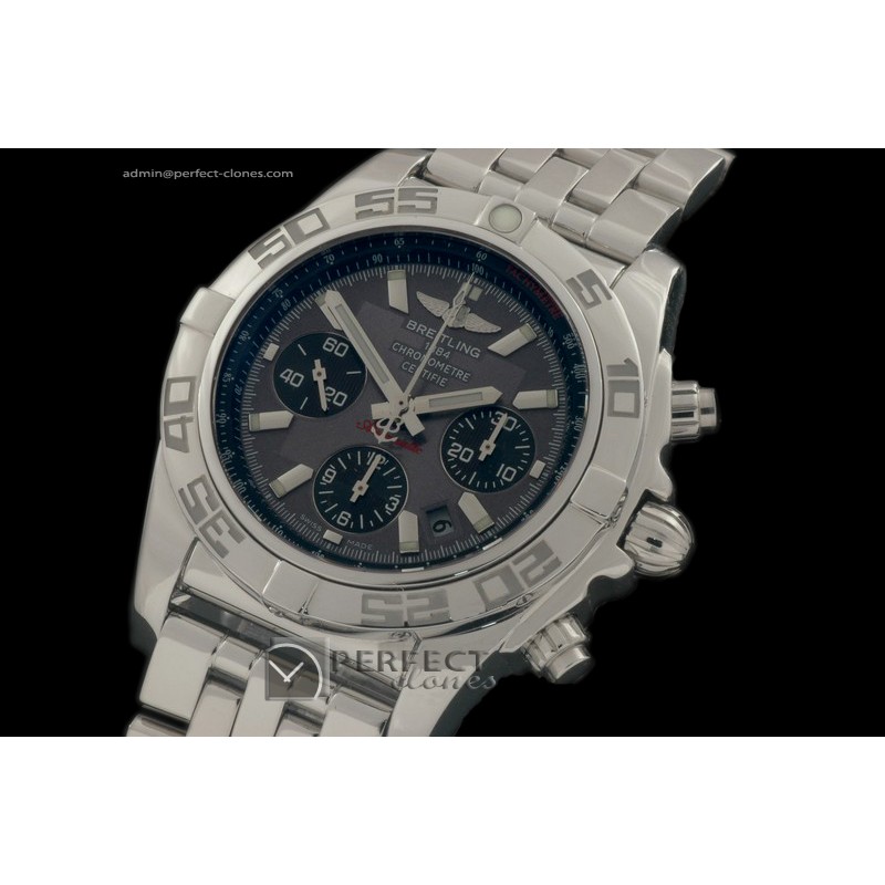 BLB01-10003 Chronomat B01 SS/SS Graphite Sticks A-77528800bp