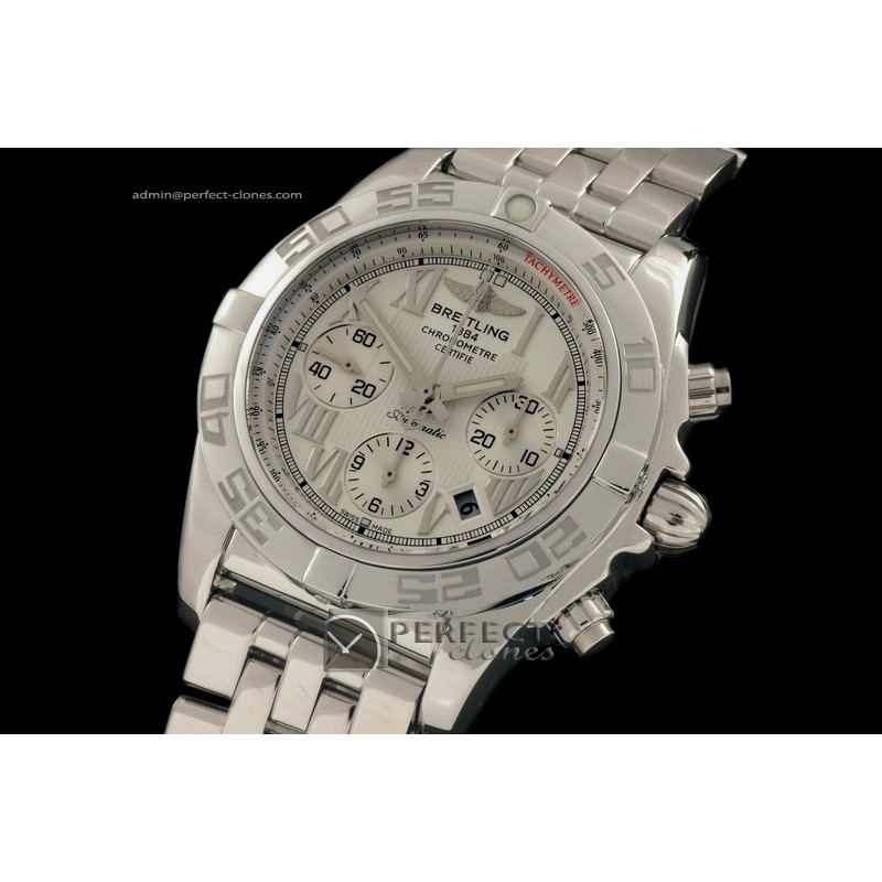BLB01-10011 Chronomat B01 SS/SS White Roman A-77528800bph