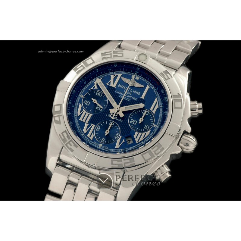 BLB01-10013 Chronomat B01 SS/SS Blue Roman A-77528800bph