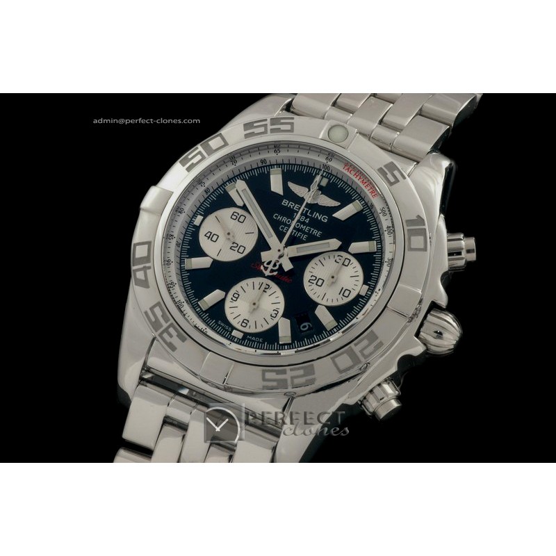 BLB01-10002 Chronomat B01 SS/SS Black Sticks A-77528800bph