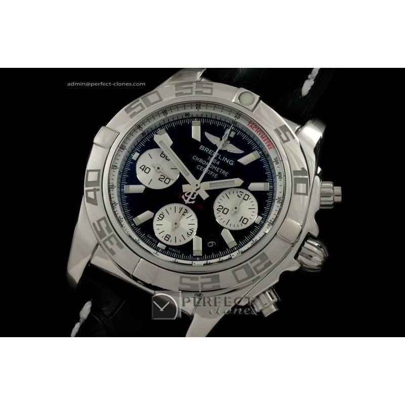 BLB01-10002L Chronomat B01 SS/LE Black Sticks A-77528800bph