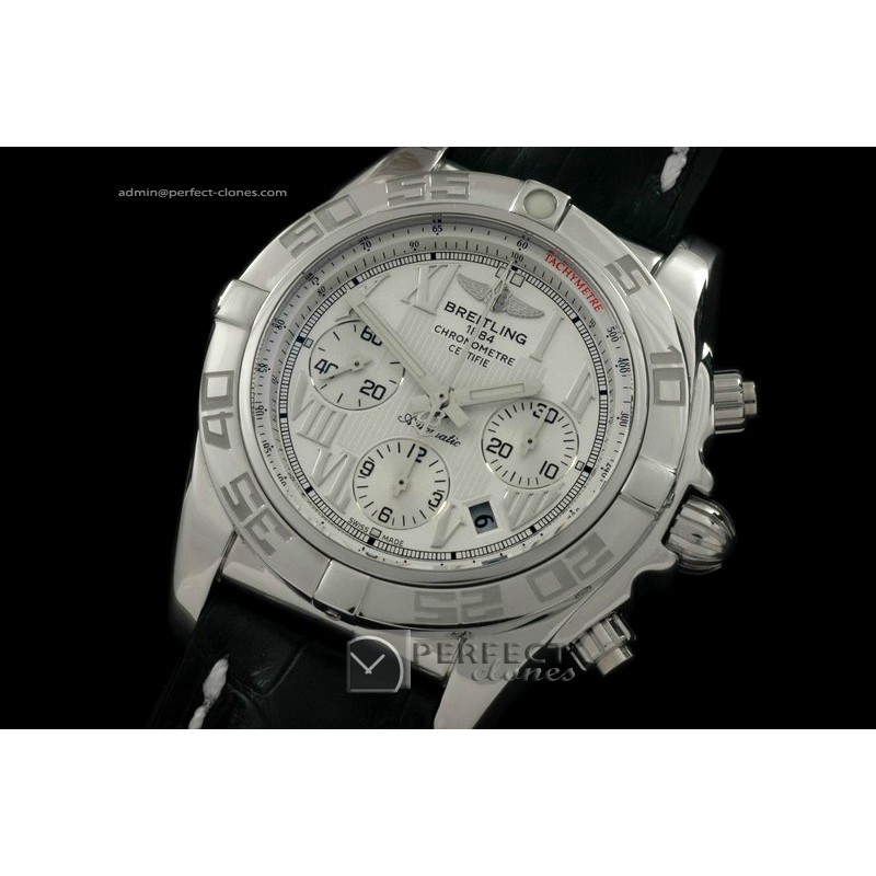BLB01-10011L Chronomat B01 SS/LE White Roman A-77528800bph