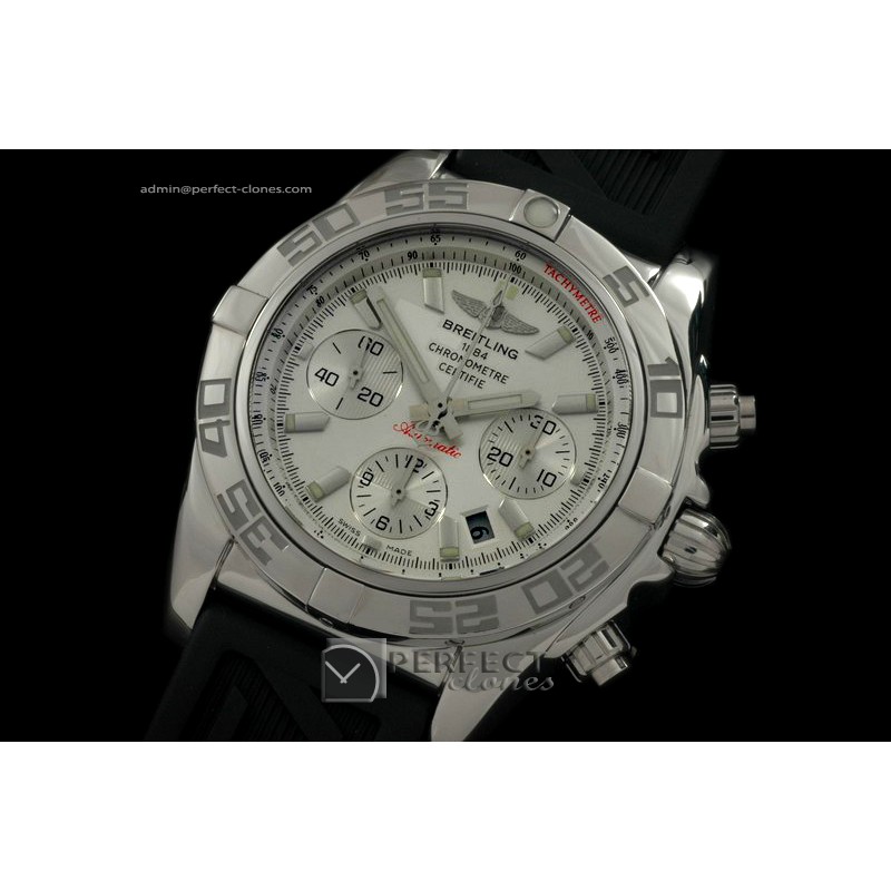 BLB01-10001R Chronomat B01 SS/RU White Sticks A-77528800bph