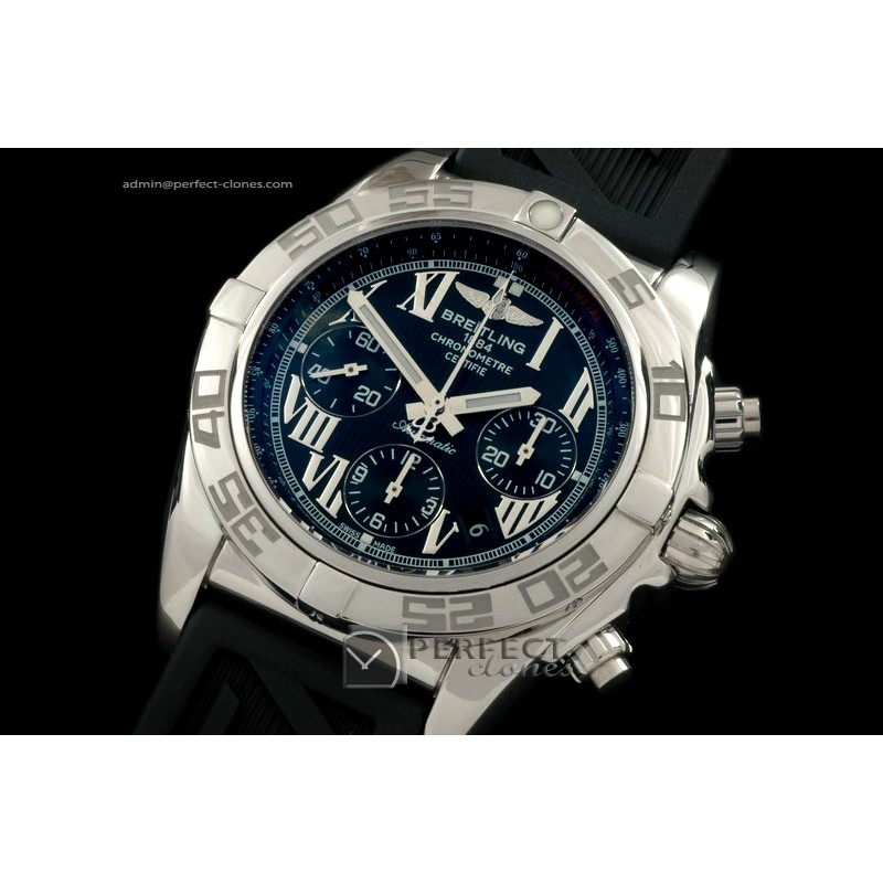 BLB01-10012R Chronomat B01 SS/RU Black Roman A-77528800bph