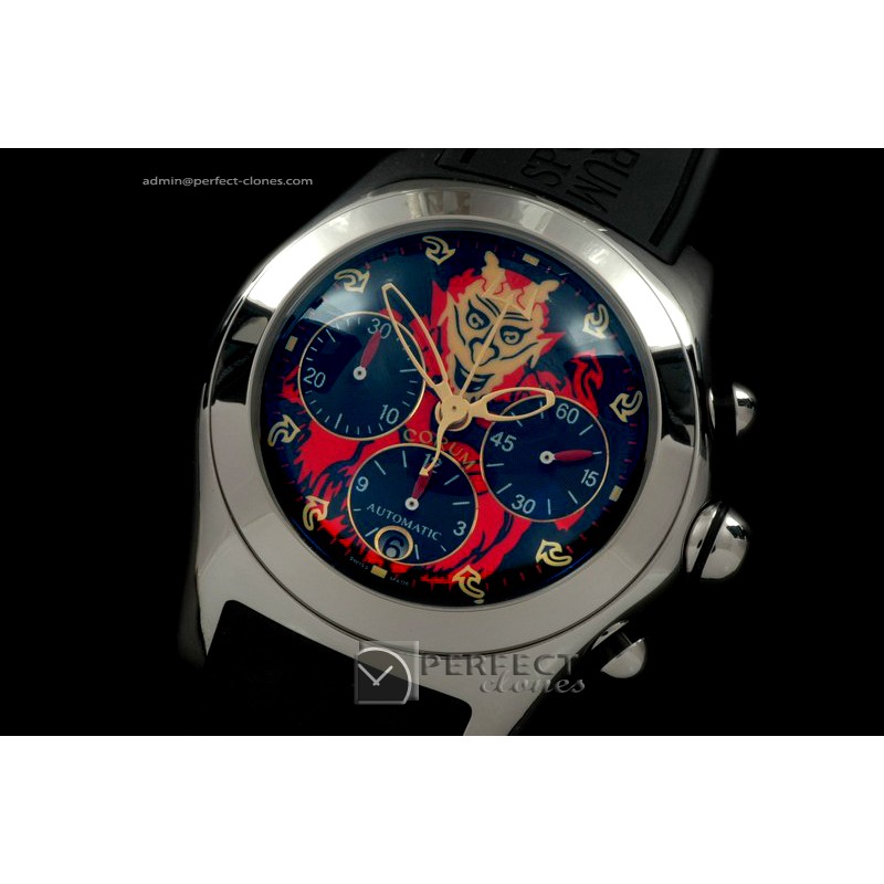 CO01012 Bubble Chrongraph "LUCIFER" Limited Ed SS/RU Asia 7750